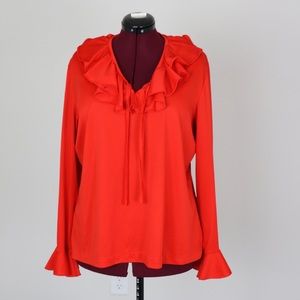 Vintage Mardi Modes Flounce Collar Blouse